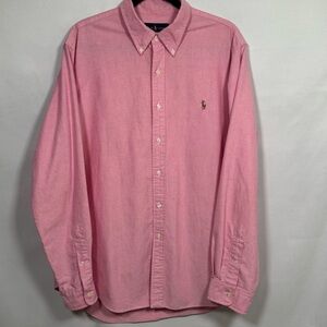 Polo Ralph Lauren Pink Oxford Button Down Shirt Classic Fit, Size XL